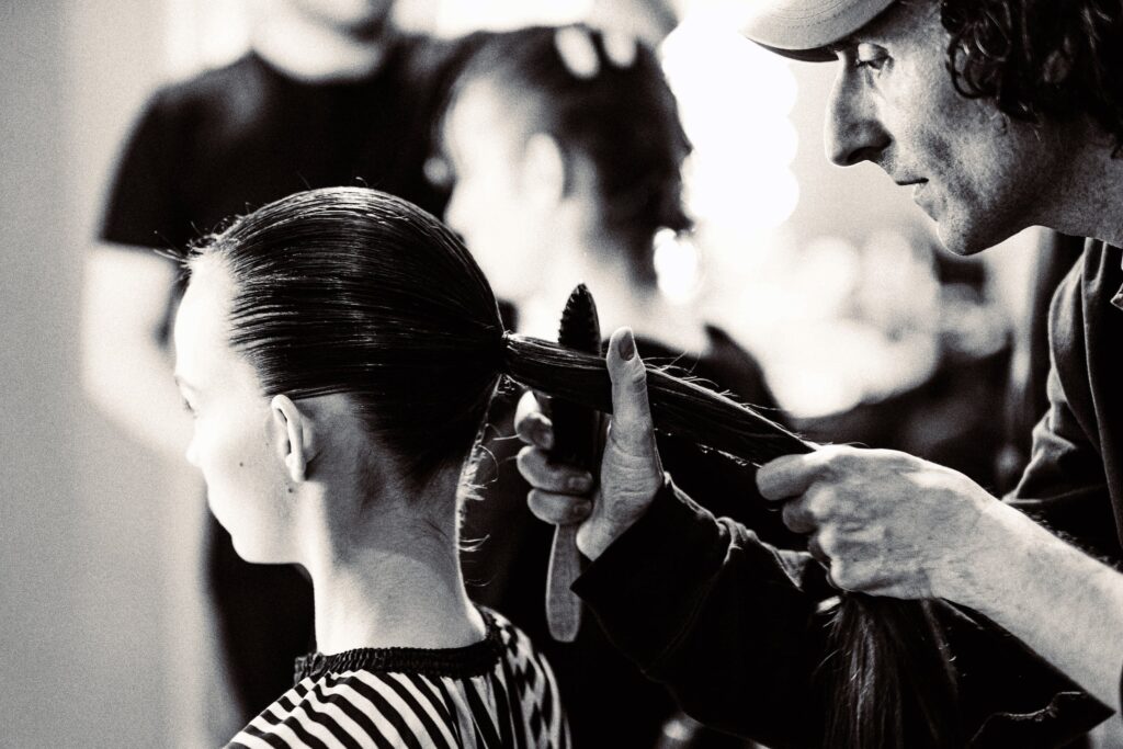 Massimo di Stefano working backstage